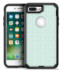 The Mint and White Micro Polka Dots - iPhone 7 Plus/8 Plus OtterBox Case & Skin Kits