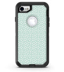 The Mint and White Micro Polka Dots 2 - iPhone 7 or 8 OtterBox Case & Skin Kits