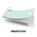 The Mint and White Micro Polka Dots - Premium Protective Decal Skin-Kit for the Apple Credit Card