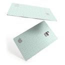 The Mint and White Micro Polka Dots - Premium Protective Decal Skin-Kit for the Apple Credit Card