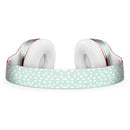 The Mint and White Micro Polka Dots Full-Body Skin Kit for the Beats by Dre Solo 3 Wireless Headphones