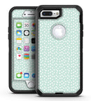 The Mint and White Micro Polka Dots - iPhone 7 Plus/8 Plus OtterBox Case & Skin Kits