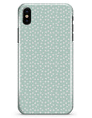 The Mint and White Micro Polka Dots - iPhone X Clipit Case