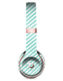 The Mint and White Vertical Stripes Full-Body Skin Kit for the Beats by Dre Solo 3 Wireless Headphones