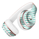 The Mint and White Vertical Stripes Full-Body Skin Kit for the Beats by Dre Solo 3 Wireless Headphones