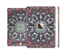 The Mirrored Coral and Colored Vector Aztec Pattern Full Body Skin Set for the Apple iPad Mini 3