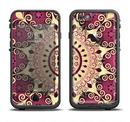 The Mirrored Gold & Purple Elegance Apple iPhone 6/6s LifeProof Fre Case Skin Set