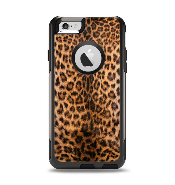 The Mirrored Leopard Hide Apple iPhone 6 Otterbox Commuter Case Skin Set