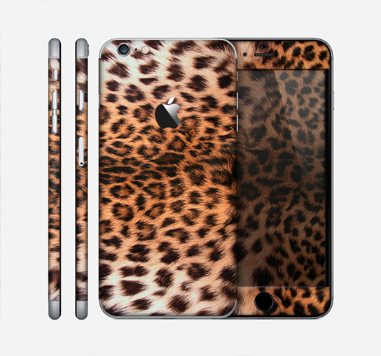The Mirrored Leopard Hide Skin for the Apple iPhone 6 Plus