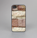 The Mixed Color Stone Wall V3 Skin-Sert for the Apple iPhone 4-4s Skin-Sert Case