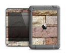 The Mixed Color Stone Wall V3 Apple iPad Air LifeProof Fre Case Skin Set