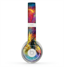 The Mixed Neon Paint Skin for the Beats by Dre Solo 2 Headphones