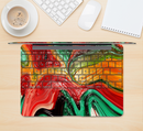 The Mixed Orange & Green Paint Skin Kit for the 12" Apple MacBook (A1534)