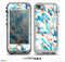 The Modern Abstract Blue Tiled Skin for the iPhone 5-5s NUUD LifeProof Case for the LifeProof Skin