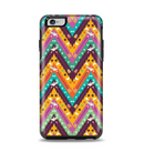 The Modern Colorful Abstract Chevron Design Apple iPhone 6 Plus Otterbox Symmetry Case Skin Set