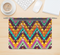 The Modern Colorful Abstract Chevron Design Skin Kit for the 12" Apple MacBook (A1534)