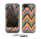 The Modern Colorful Abstract Chevron Design Skin for the Apple iPhone 5c LifeProof Case