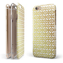 The Modern Green Pattern iPhone 6/6s or 6/6s Plus 2-Piece Hybrid INK-Fuzed Case