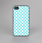 The Moracan Teal on White Skin-Sert for the Apple iPhone 4-4s Skin-Sert Case