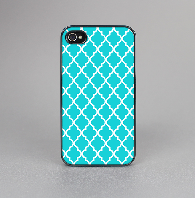 The Morocan Teal Pattern Skin-Sert for the Apple iPhone 4-4s Skin-Sert Case