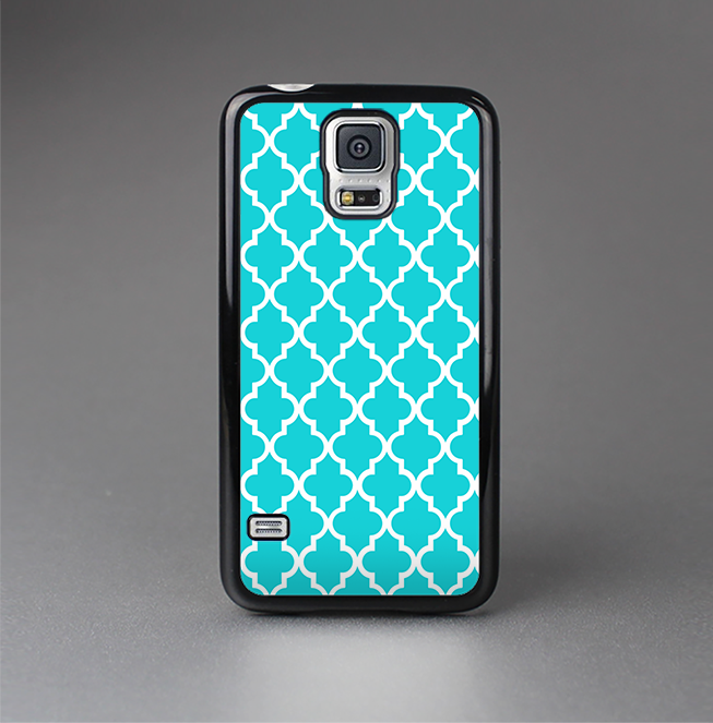 The Morocan Teal Pattern Skin-Sert Case for the Samsung Galaxy S5