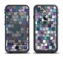 The Mosaic Purple and Green Vivid Tiles V4 Apple iPhone 6/6s LifeProof Fre Case Skin Set