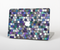 The Mosaic Purple and Green Vivid Tiles V4 Skin Set for the Apple MacBook Pro 15" with Retina Display