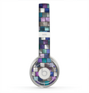 The Mosaic Purple and Green Vivid Tiles V4 Skin for the Beats by Dre Solo 2 Headphones