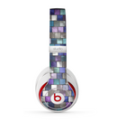 The Mosaic Purple and Green Vivid Tiles V4 Skin for the Beats by Dre Studio (2013+ Version) Headphones