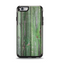 The Mossy Green Wooden Planks Apple iPhone 6 Otterbox Symmetry Case Skin Set