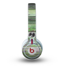 The Mossy Green Wooden Planks Skin for the Beats by Dre Mixr Headphones