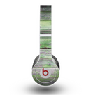 The Mossy Green Wooden Planks Skin for the Beats by Dre Original Solo-Solo HD Headphones
