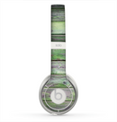 The Mossy Green Wooden Planks Skin for the Beats by Dre Solo 2 Headphones