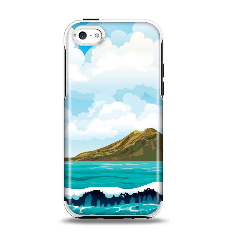 The Mountain & Water Art Color Scene Apple iPhone 5c Otterbox Symmetry Case Skin Set