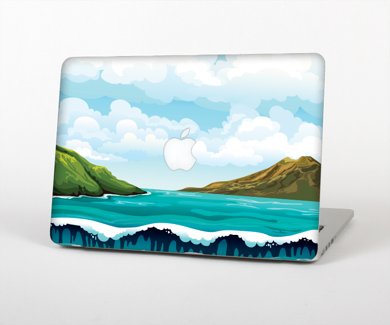 The Mountain & Water Art Color Scene Skin Set for the Apple MacBook Pro 15" with Retina Display