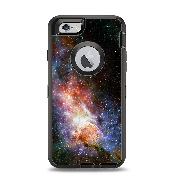 The Mulitcolored Space Explosion Apple iPhone 6 Otterbox Defender Case Skin Set