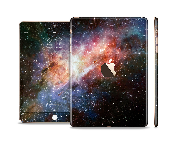 The Mulitcolored Space Explosion Full Body Skin Set for the Apple iPad Mini 3