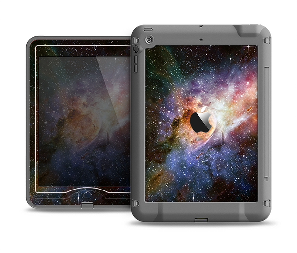 The Multicolored Space Explosion Apple iPad Air LifeProof Nuud Case Skin Set
