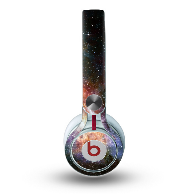 The Multicolored Space Explosion Skin for the Beats by Dre Mixr Headphones