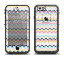 The Multi-Lined Chevron Color Pattern Apple iPhone 6/6s LifeProof Fre Case Skin Set