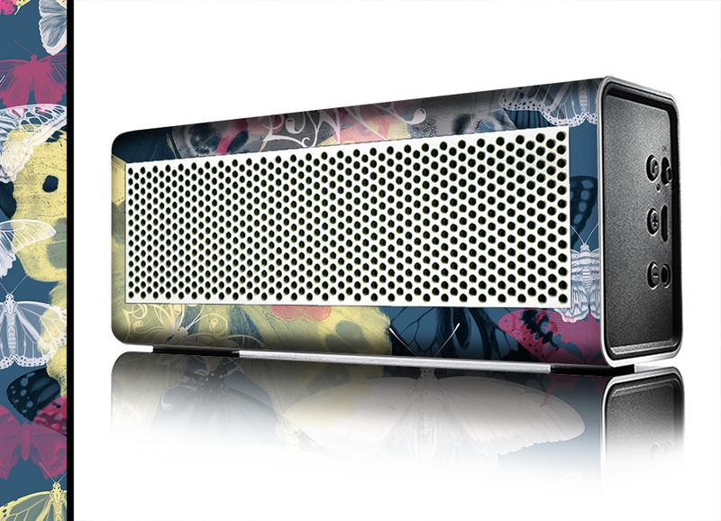 The Multi-Styled Yellow Butterfly Shadow Skin for the Braven 570 Wireless Bluetooth Speaker