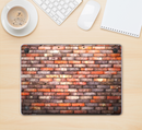 The Multicolor Highlighted Brick Wall Skin Kit for the 12" Apple MacBook (A1534)