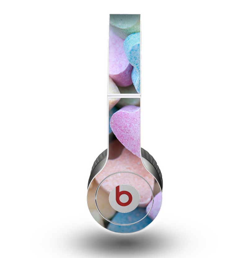 The Multicolored Candy Hearts Skin for the Beats by Dre Original Solo-Solo HD Headphones