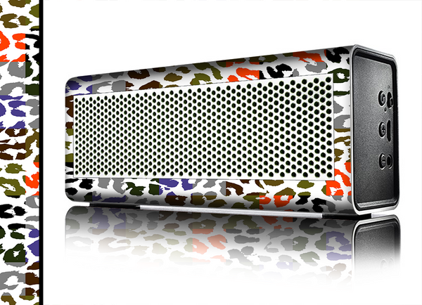 The Multicolored Leopard Vector Print Skin for the Braven 570 Wireless Bluetooth Speaker