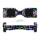 The Multicolored Polka with Black Background Full-Body Skin Set for the Smart Drifting SuperCharged iiRov HoverBoard