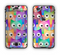 The Multicolored Shy Owls Pattern Apple iPhone 6 Plus LifeProof Nuud Case Skin Set