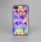 The Multicolored Shy Owls Pattern Skin-Sert for the Apple iPhone 4-4s Skin-Sert Case