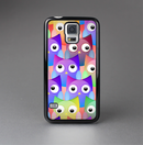 The Multicolored Shy Owls Pattern Skin-Sert Case for the Samsung Galaxy S5