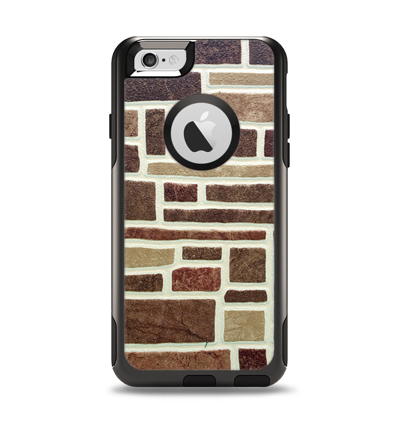 The Multicolored Stone Wall V4 Apple iPhone 6 Otterbox Commuter Case Skin Set