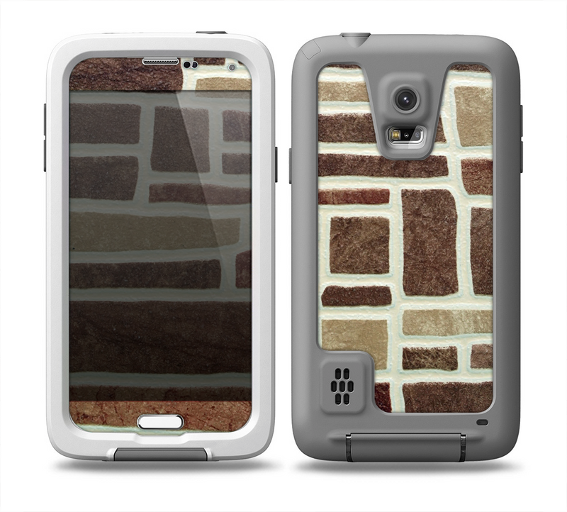 The Multicolored Stone Wall V4 Skin for the Samsung Galaxy S5 frē LifeProof Case
